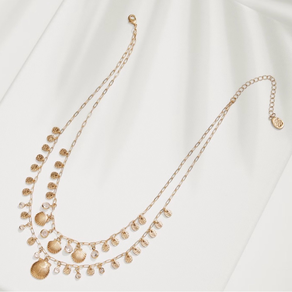 Tommy Bahama Shell Layered Necklace